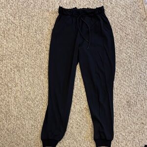 Women's Lululemon Black drawstring joggers